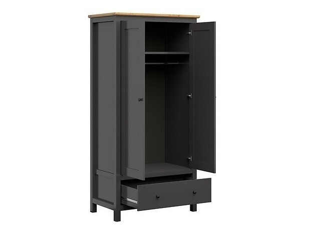 Komplet spalnic Sordoro 123 (Grafit + Artisan hrast)