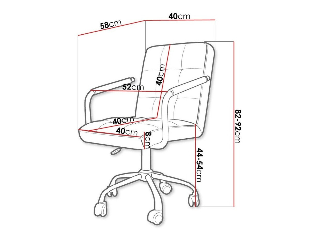 Pisarniški stol Comfivo 339 (Črna)