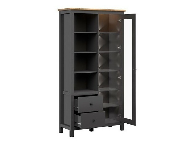 Komplet za dnevno sobo Sordoro 125 (Grafit + Artisan hrast)