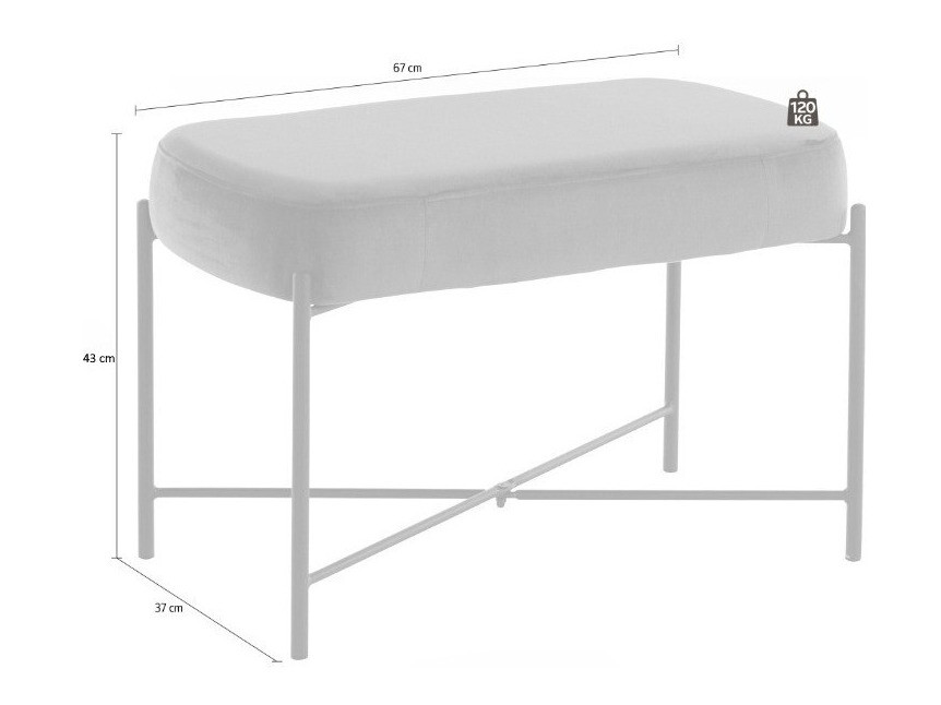 Tabure Denton 226 (Roza + Črna)
