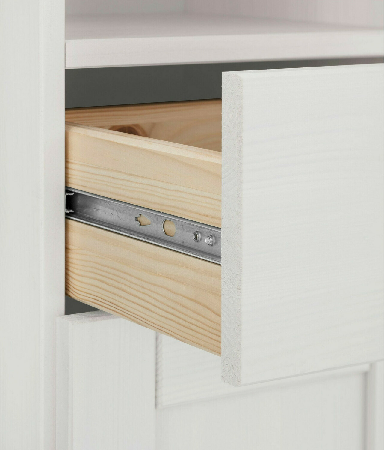 Prostostoječa Kopalniška omarica Serelbu 105 (Bela + Svetlo rjava)