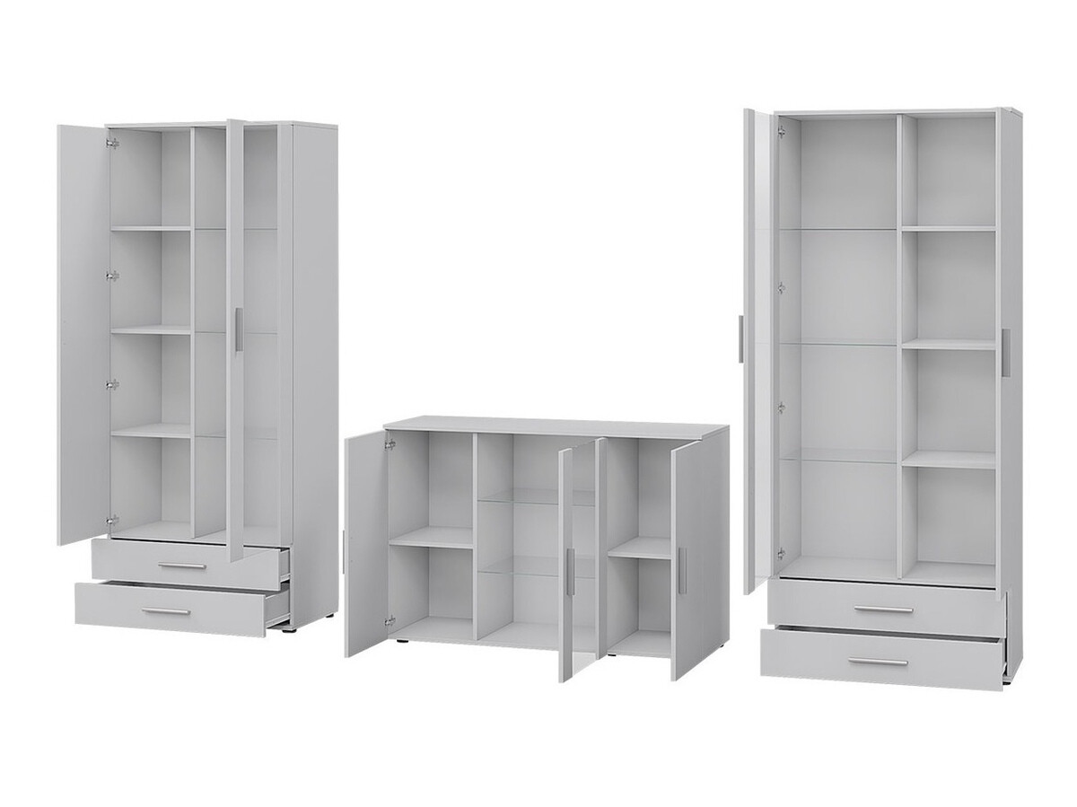 Komplet za dnevno sobo Tornola 111 (Hrast lefkas + Črna)