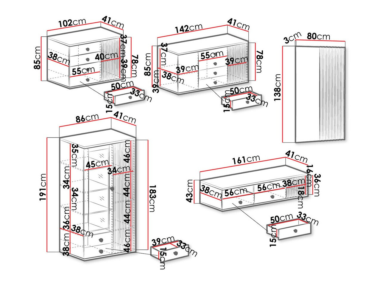 Komplet za dnevno sobo Venmava 110