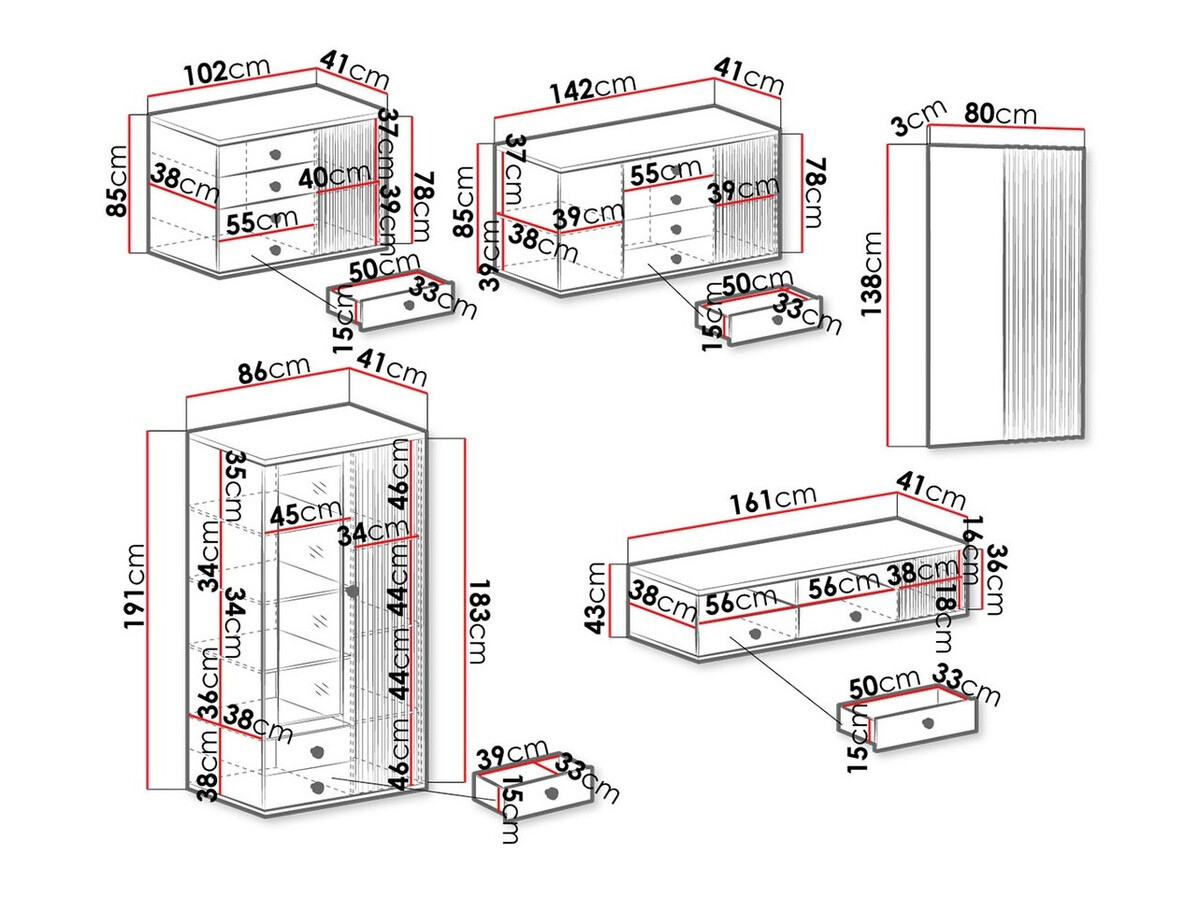 Komplet za dnevno sobo Venmava 110
