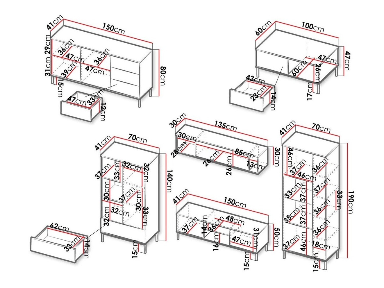 Dnevni prostor Lomsore 107 (Bela)