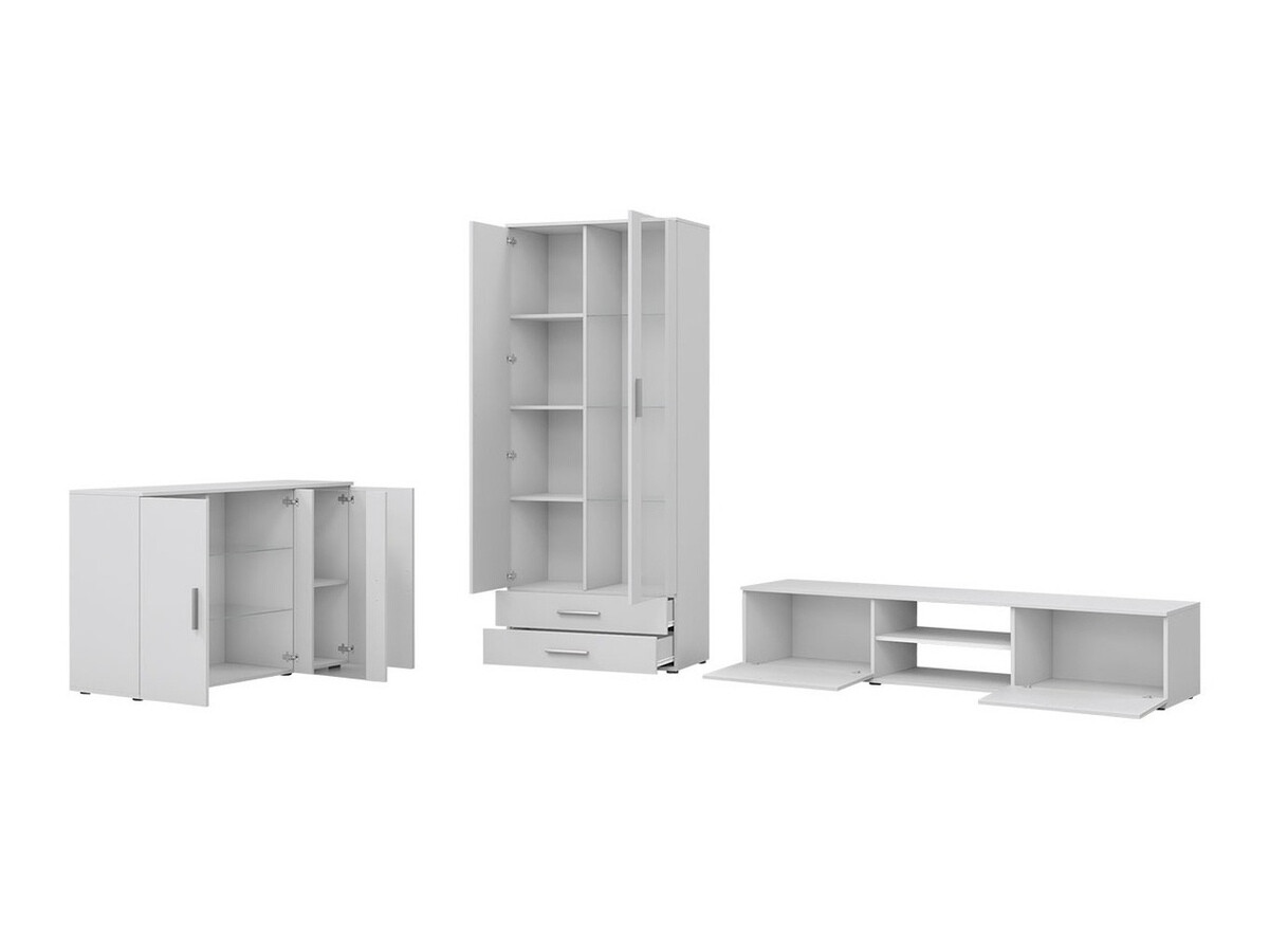 Dnevni prostor Tornola 116 (Bela + Sijaj bela)