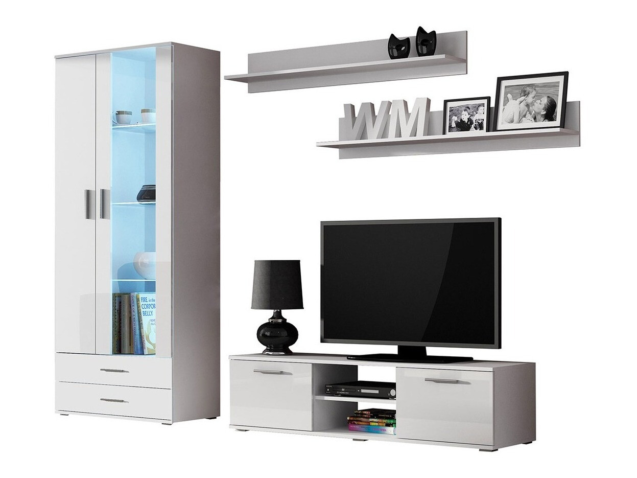 Dnevni prostor Tornola 117 (Bela + Sijaj bela)