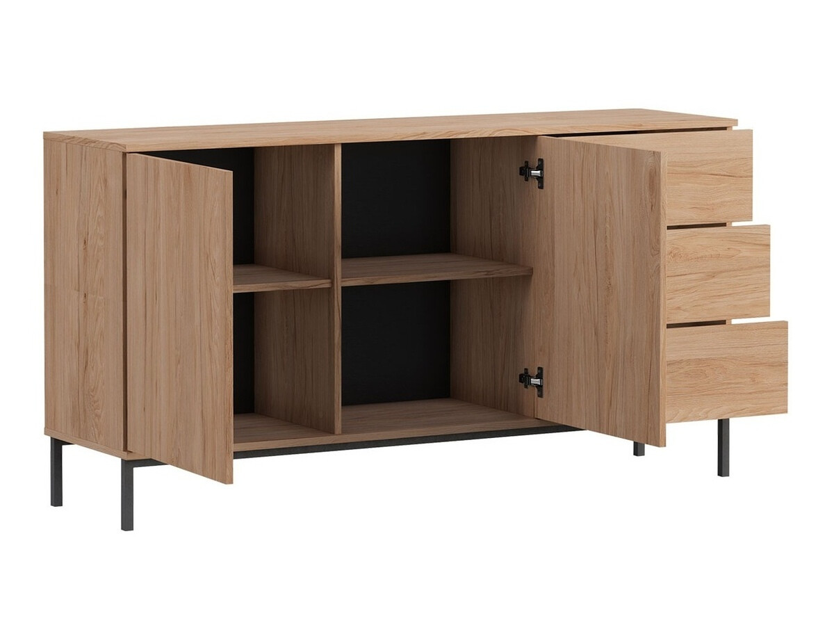 Komplet za dnevno sobo Lomsore 107 (Črna)