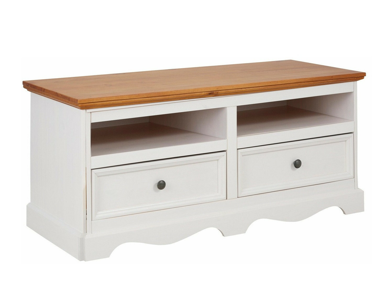 TV-omarica Fentivo 102 (Bela + Medeni hrast)