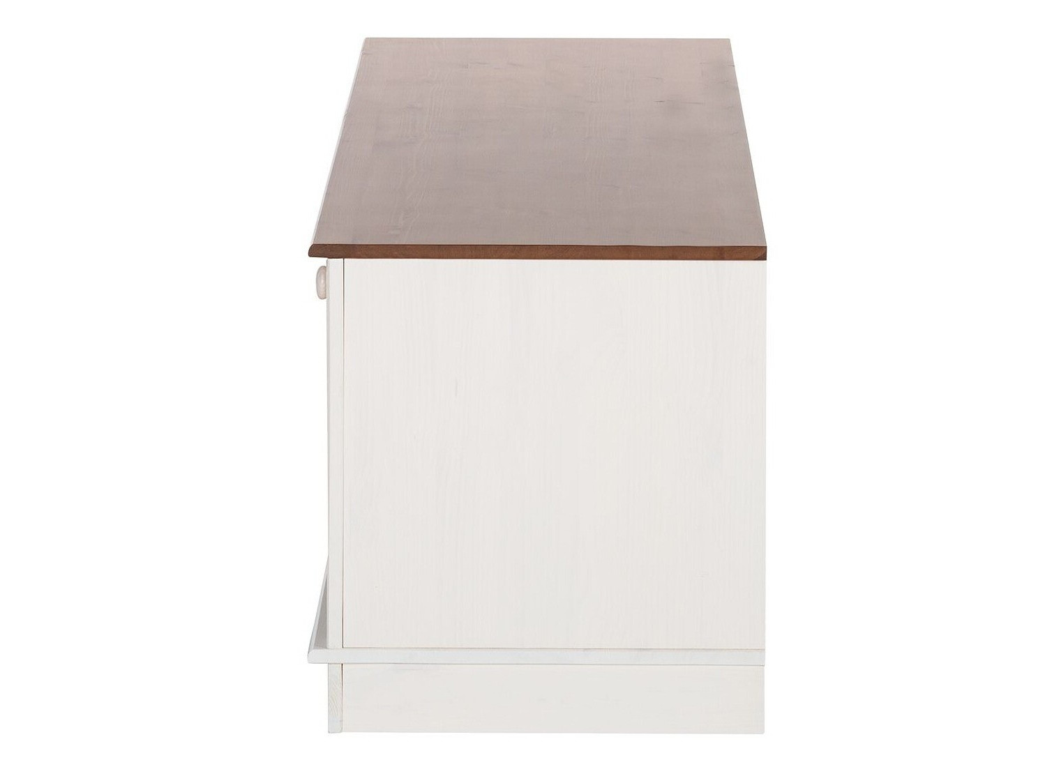 TV-omarica Saltoro 101 (Bela + Medeni hrast)