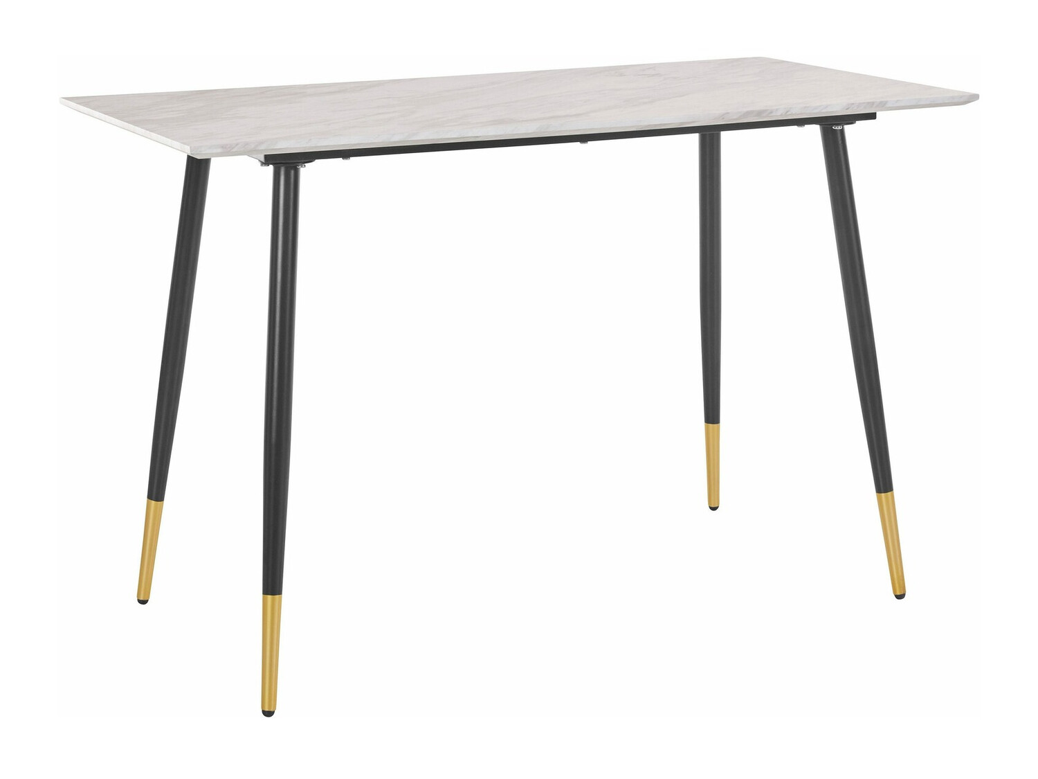 Pisalna miza Denton 484 (Črna + Sivi marmor)