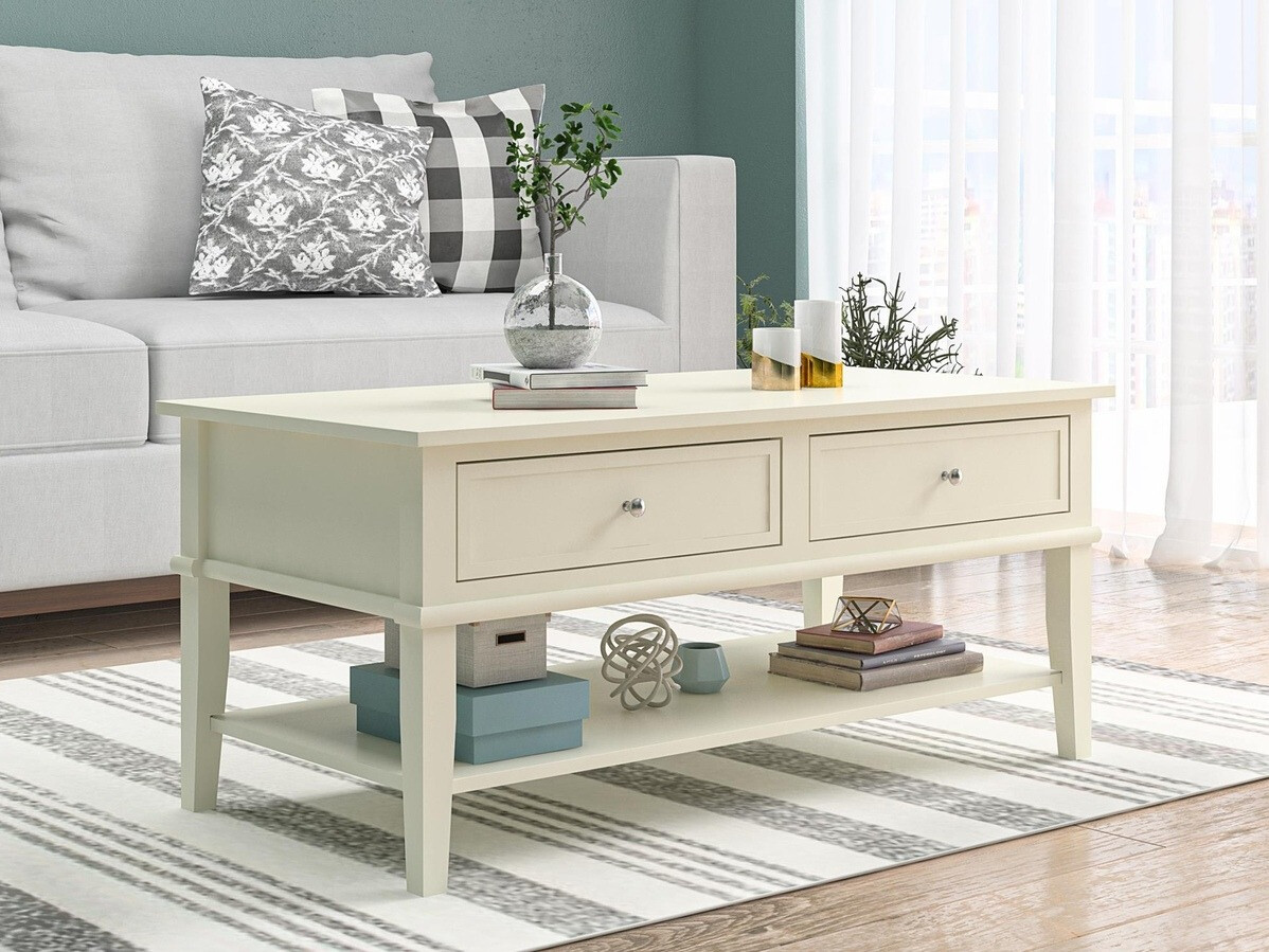 Klubska mizica Sonfivo 102 (Bela)