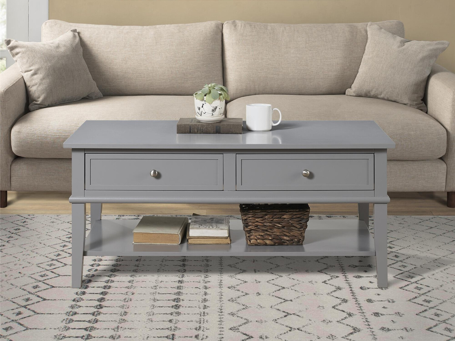 Klubska mizica Sonfivo 102 (Siva)