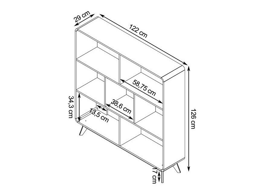 Dnevni prostor Elbtena 113 (Oreh + Bela)