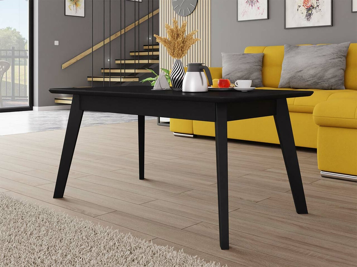 Klubska mizica Racine 116 (Črna)