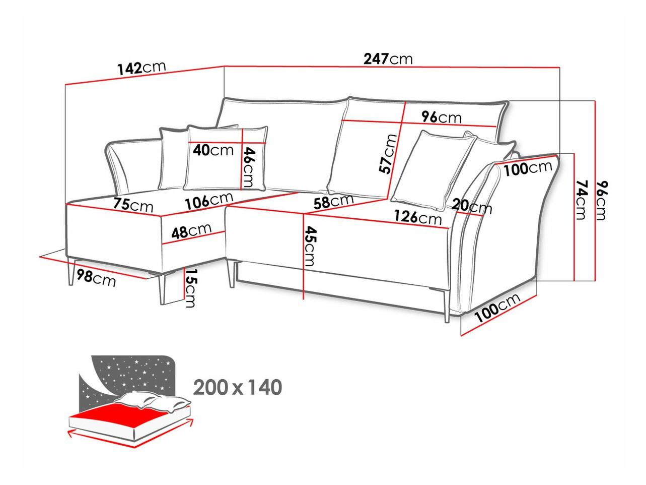 Kotna garnitura Providence 146 (Terra 5)