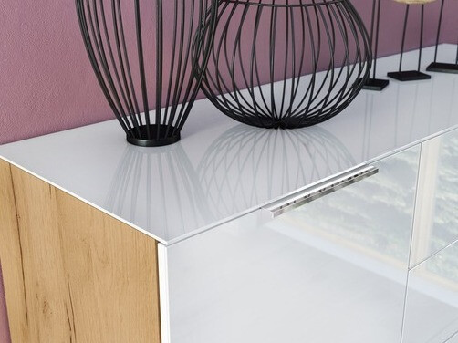 Komoda Sacramento 300 (Bela + Navarra hrast)