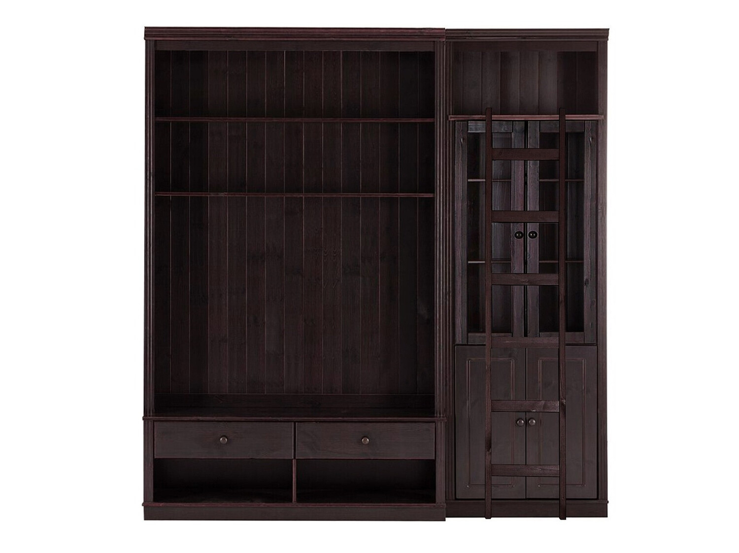 Komplet za dnevno sobo Saltoro 125 (Temno rjava)