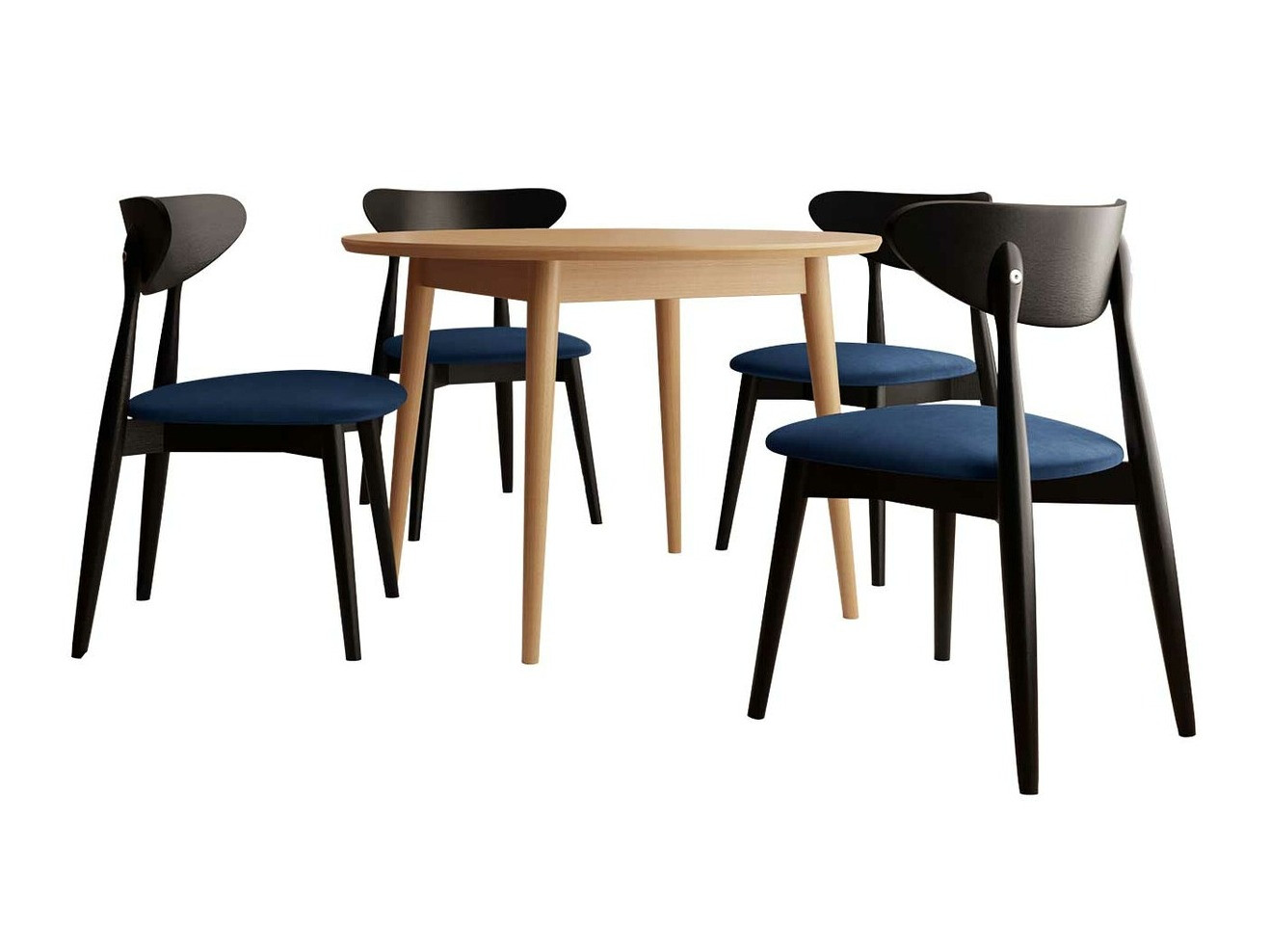 Jedilniški komplet Racine 134 (Rjava)