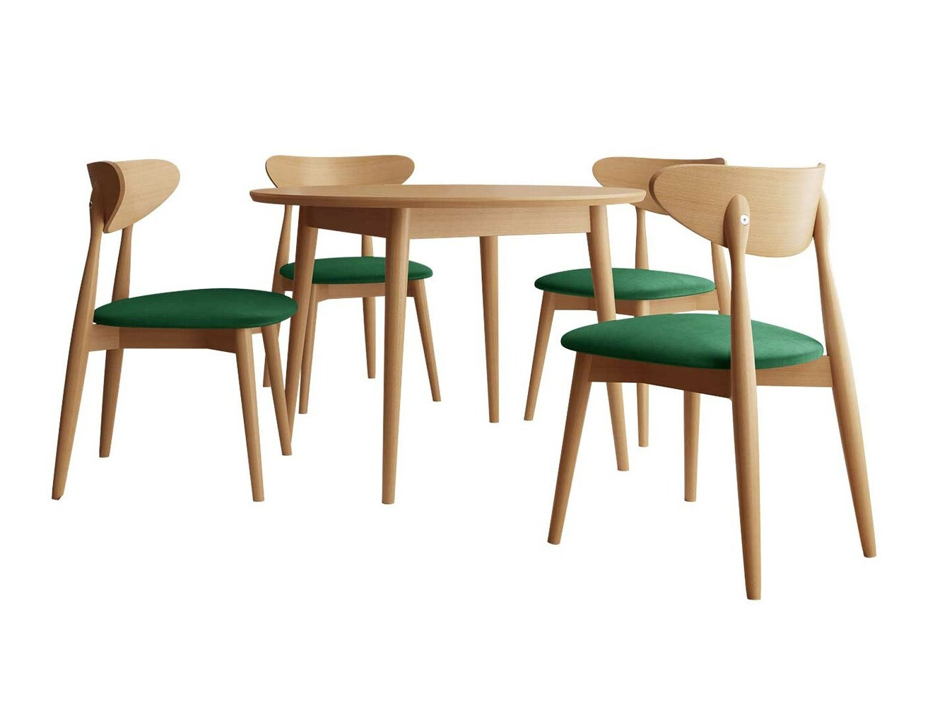 Jedilniški komplet Racine 134 (Rjava)