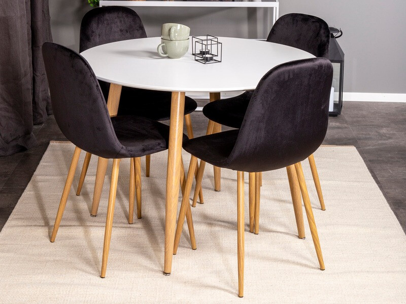 Miza Dallas 126 (Bela + hrast)