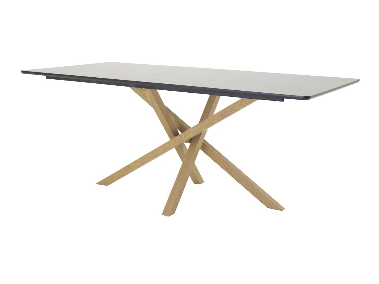 Miza Dallas 193 (Črna + hrast)