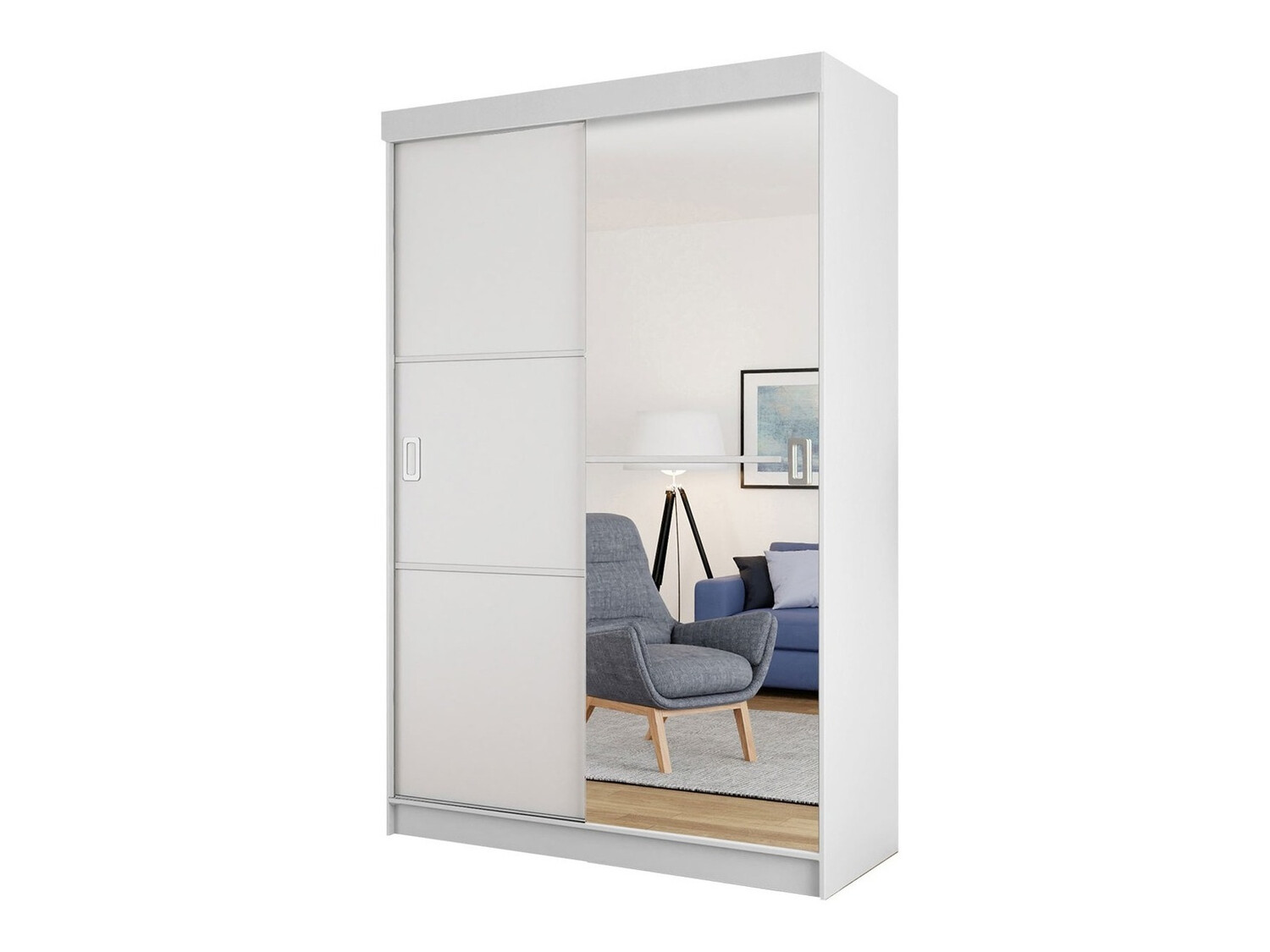 Garderobna omara Dover 111 (Bela)