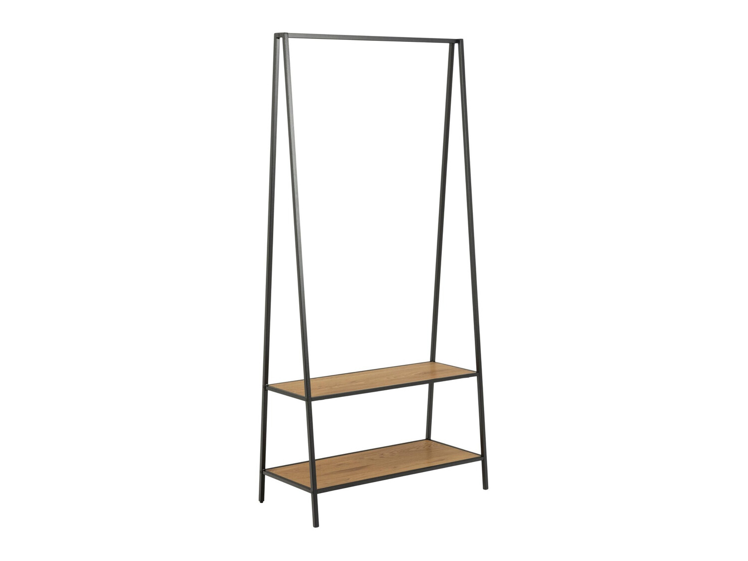 Obešalnik Norsica Sevferi 160 (Črna + Divji hrast)