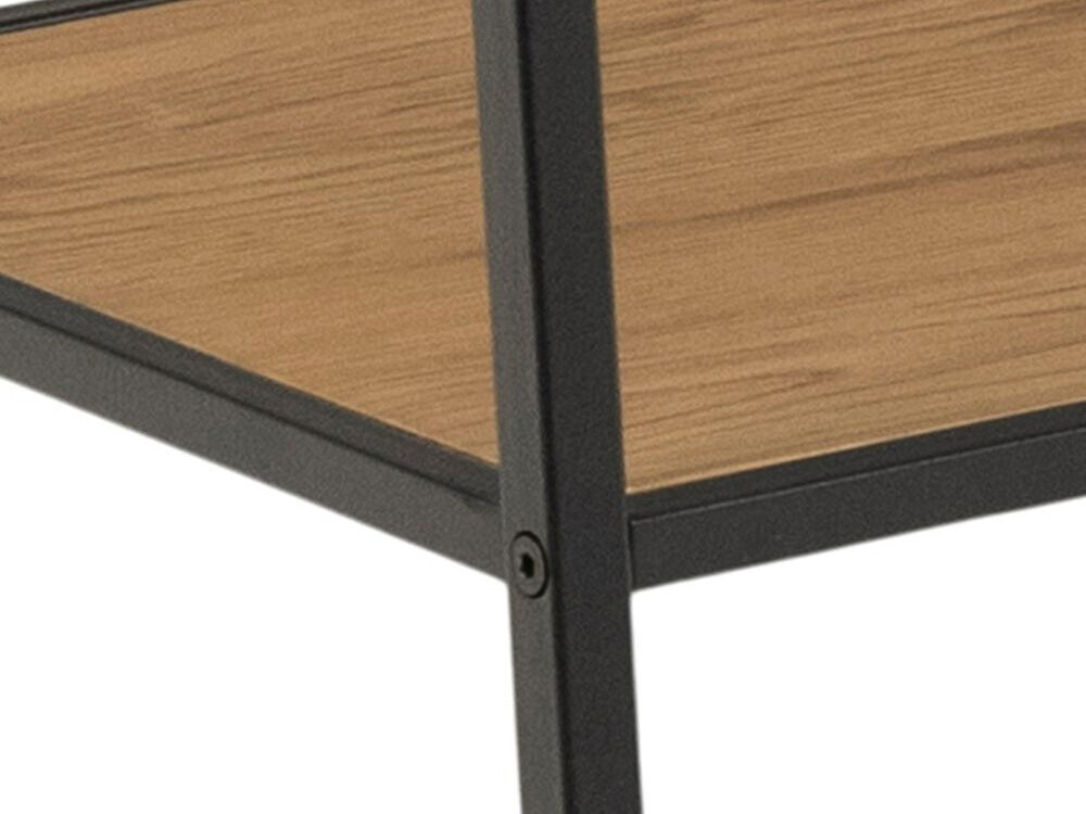 Obešalnik Norsica Sevferi 160 (Črna + Divji hrast)