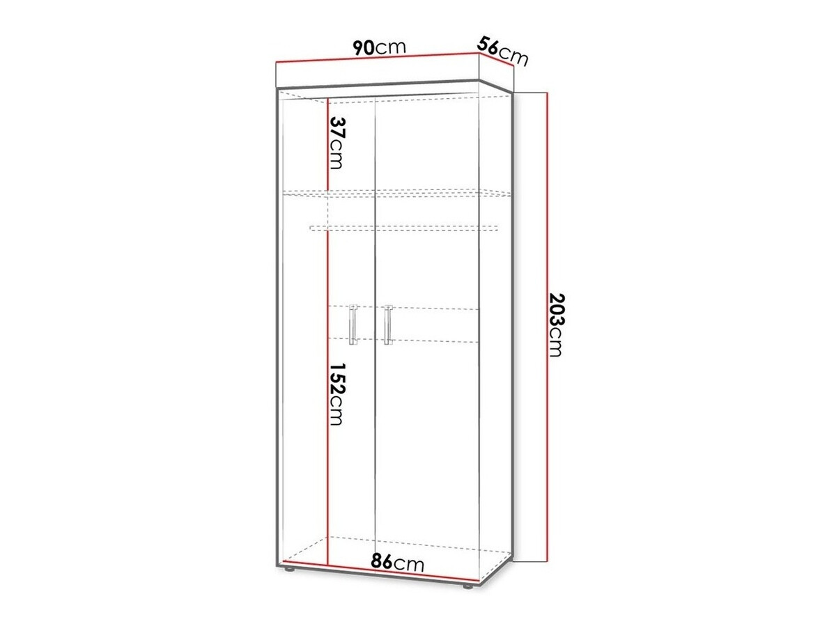 Garderobna omara Cormiru 111 (Sliva + Grafit)