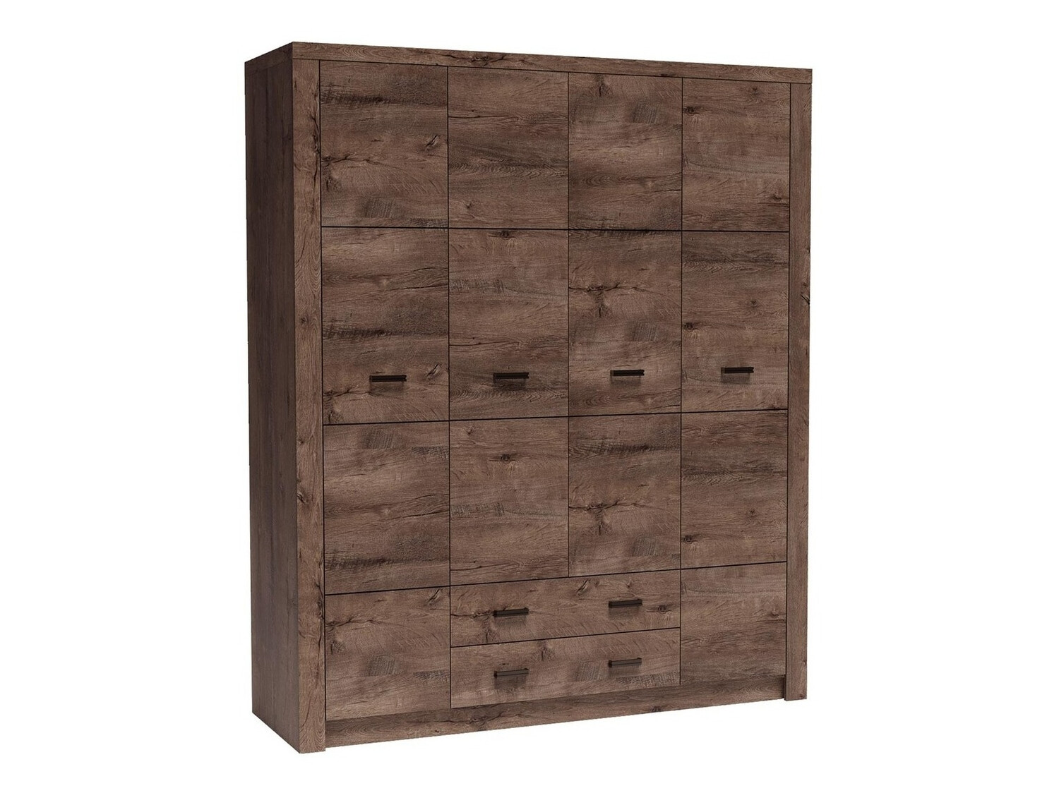 Garderobna omara Serfeno 116 (Temni jasen)