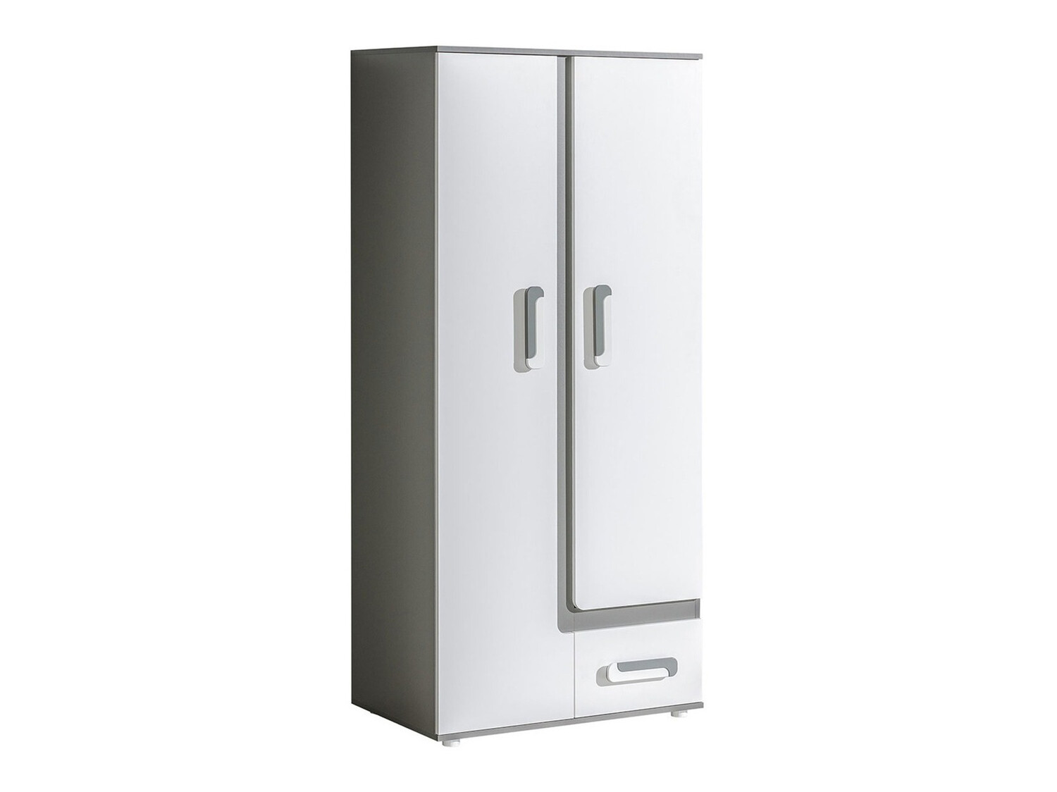 Garderobna omara Aviseve 106 (Antracit + Bela)