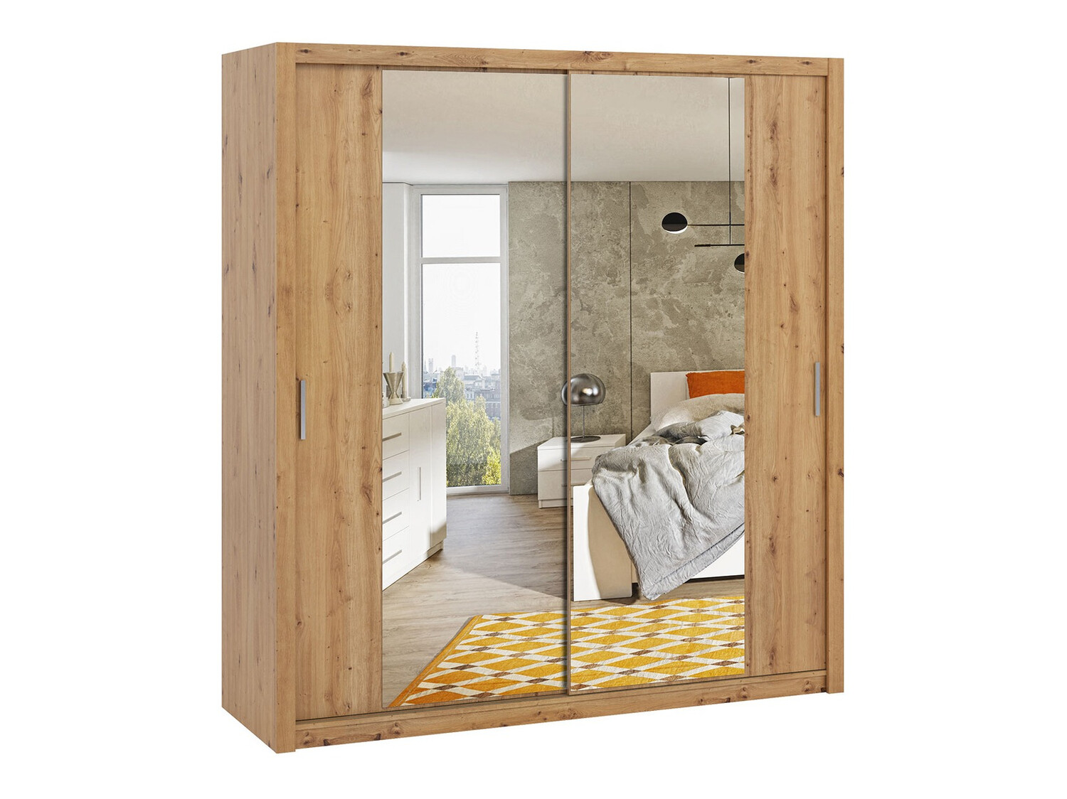 Garderobna omara Catromi 108 (Artisan hrast)