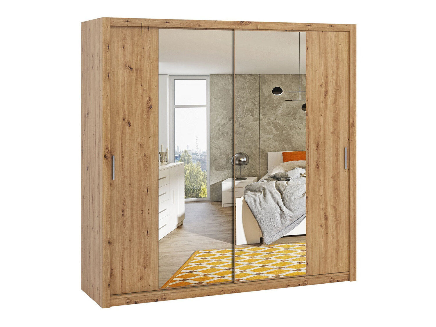 Garderobna omara Catromi 110 (Artisan hrast)