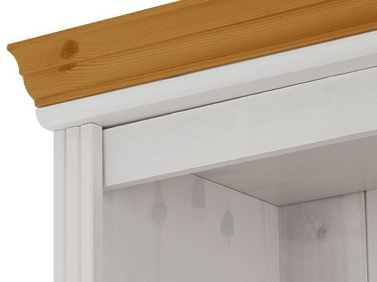 Komplet polic Saltoro 110 (Bela + Medeni hrast)