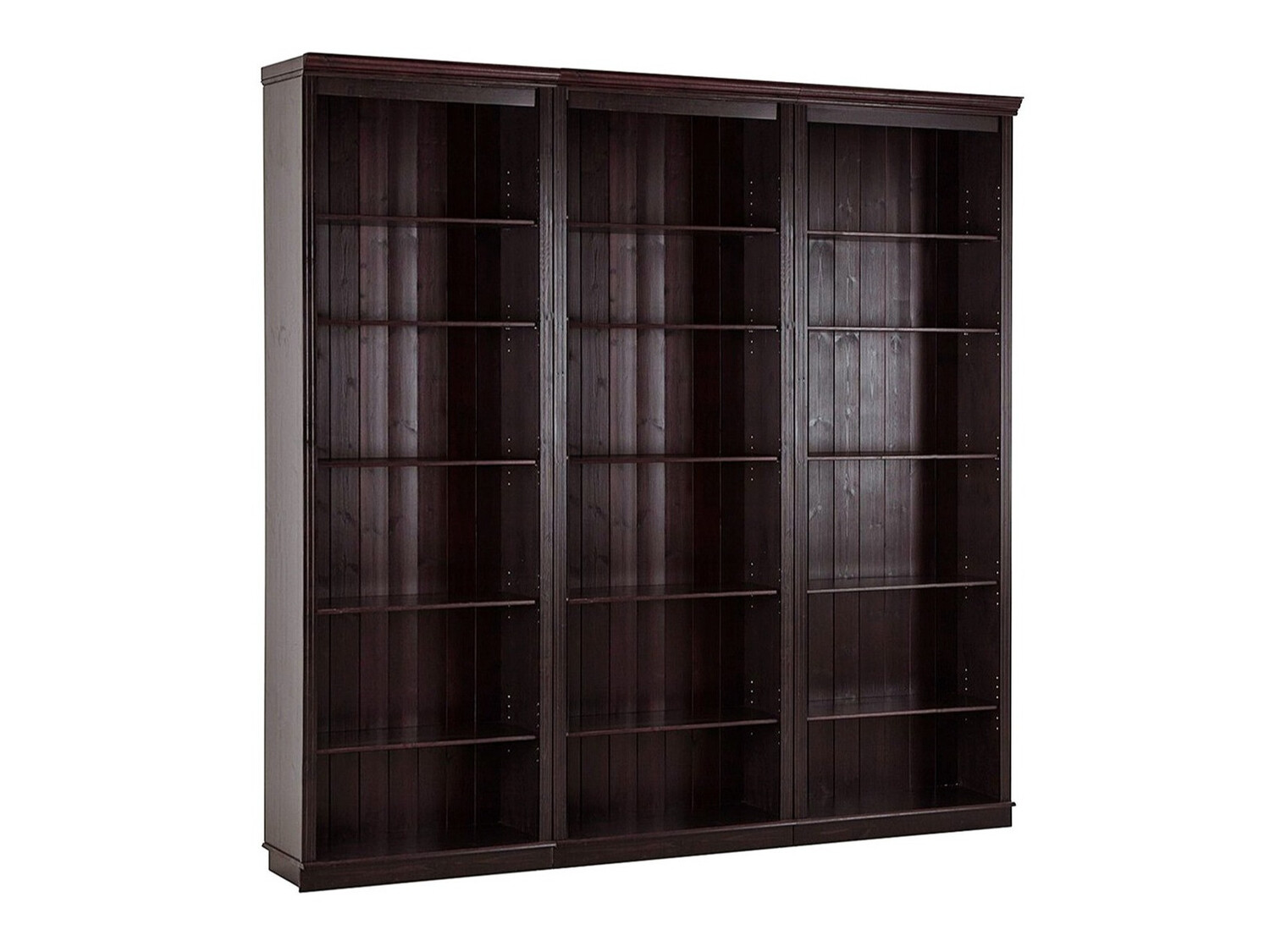 Komplet polic Saltoro 110 (Temno rjava)