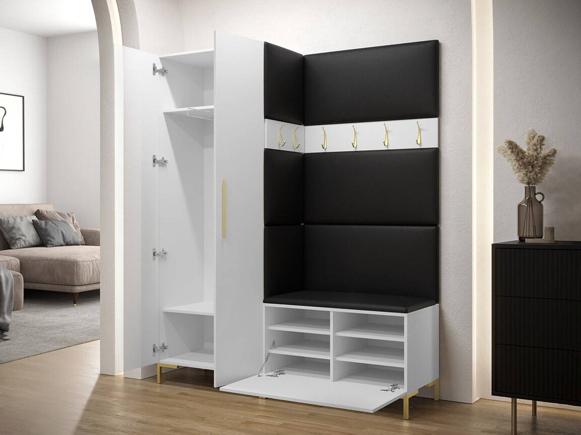 Komplet za predsobo Tivsoa 100 (Črna)