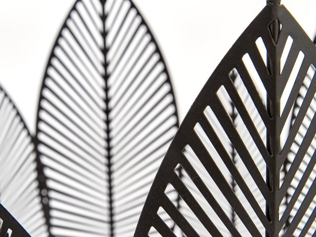 Komplet stranskih mizic Houston 974 (Črna + Svetel les)