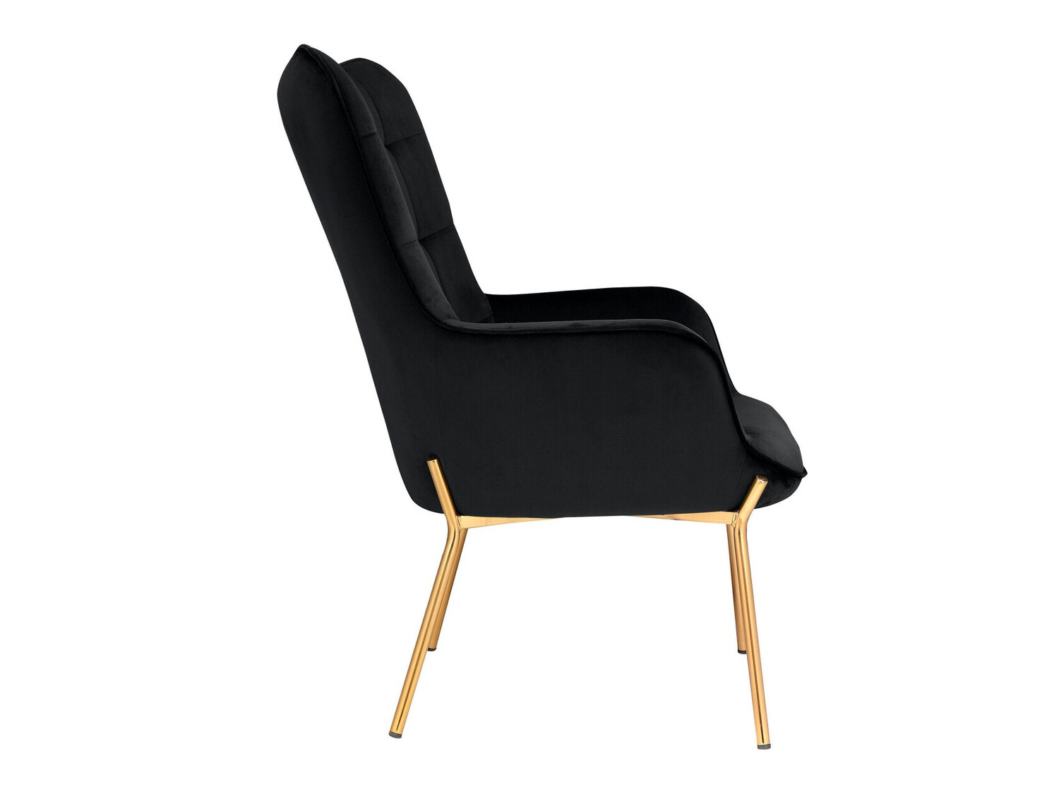 Fotelj Denton 530 (Črna + Zlata)