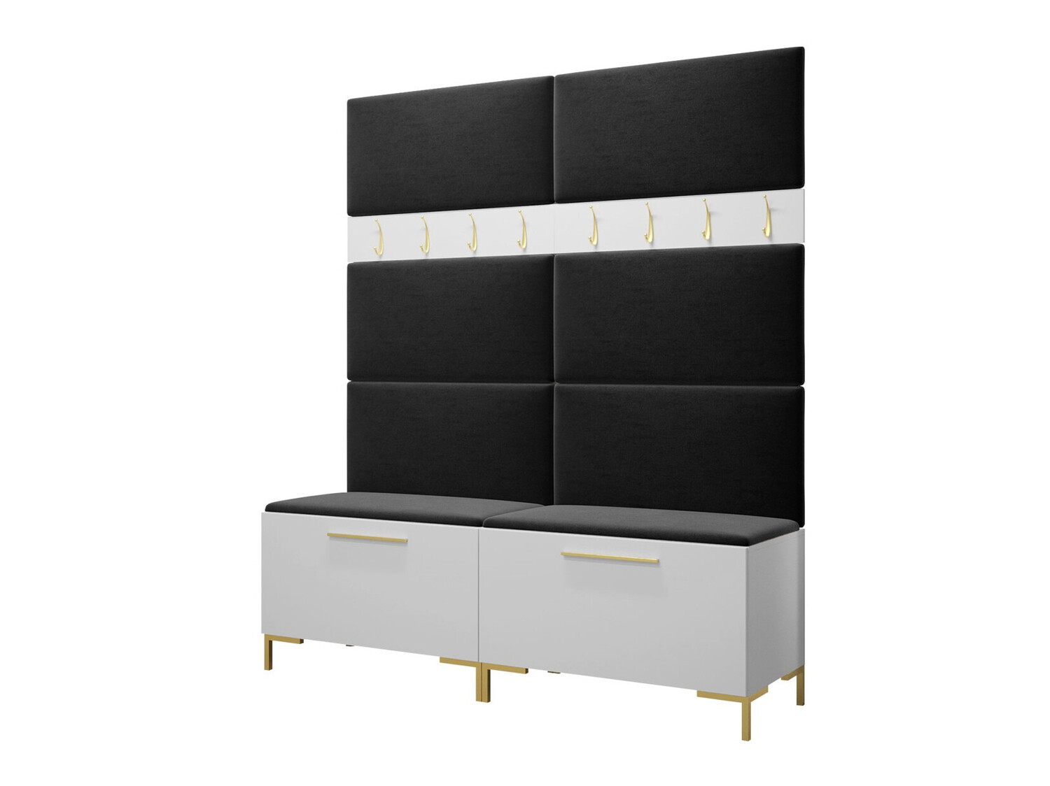 Komplet za predsobo Nomal II (Bela)