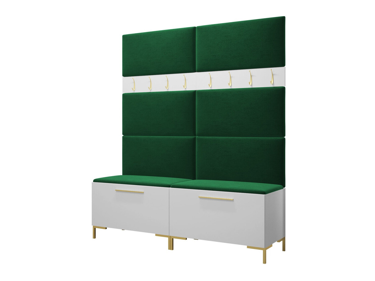 Komplet za predsobo Nomal II (Bela)