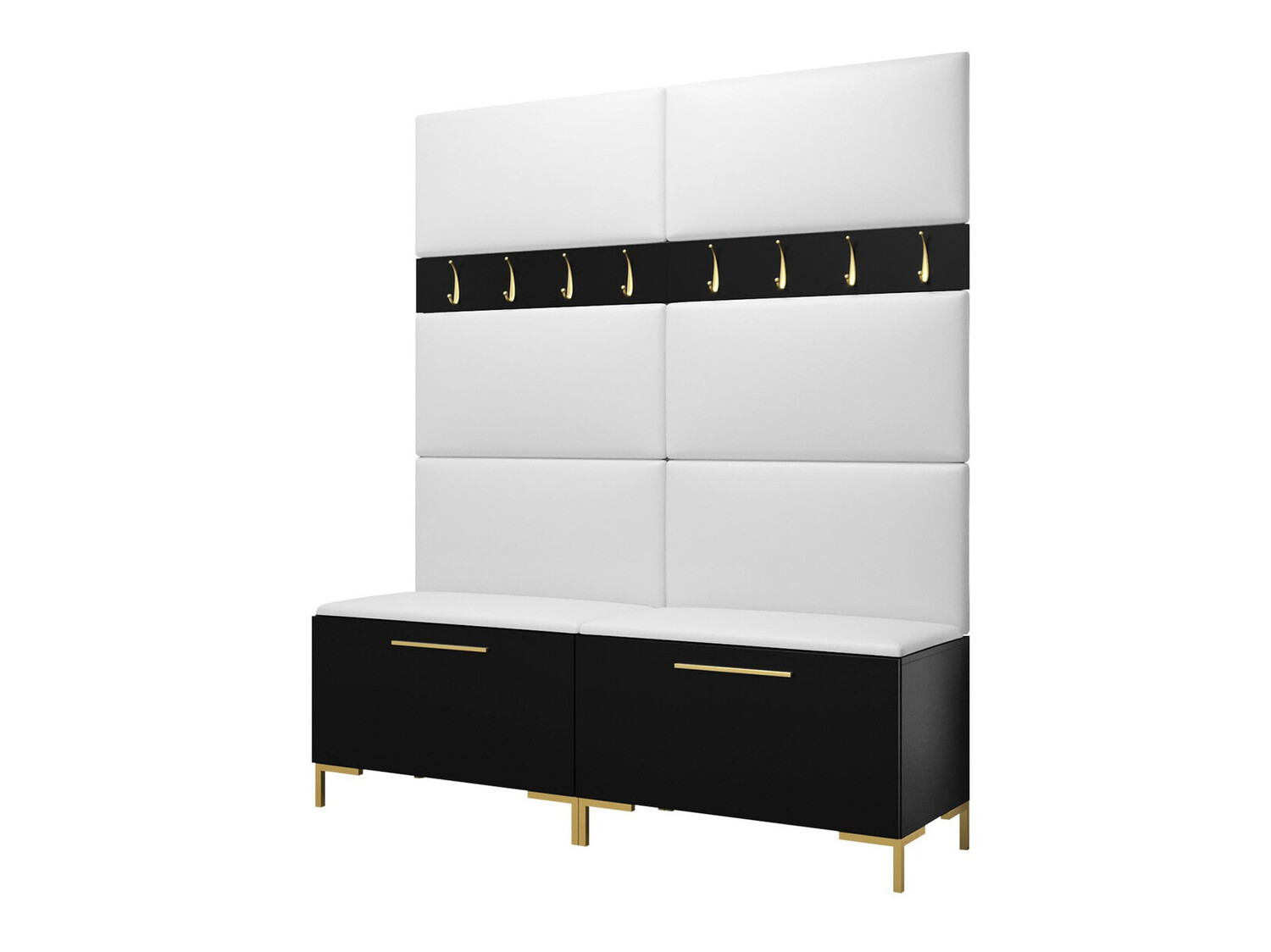 Komplet za predsobo Nomal II (Črna)