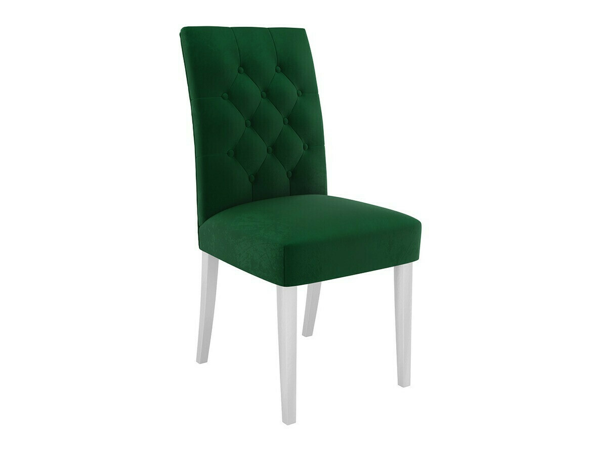 Jedilniški komplet Racine 138 (Sijaj bela + Magic Velvet 2225)