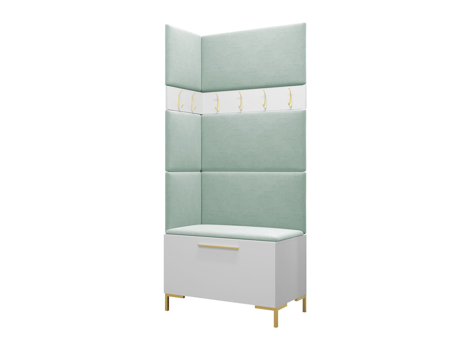 Komplet za predsobo Nomal IV (Bela)