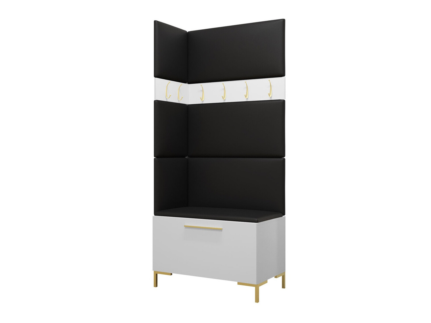 Komplet za predsobo Nomal IV (Bela)