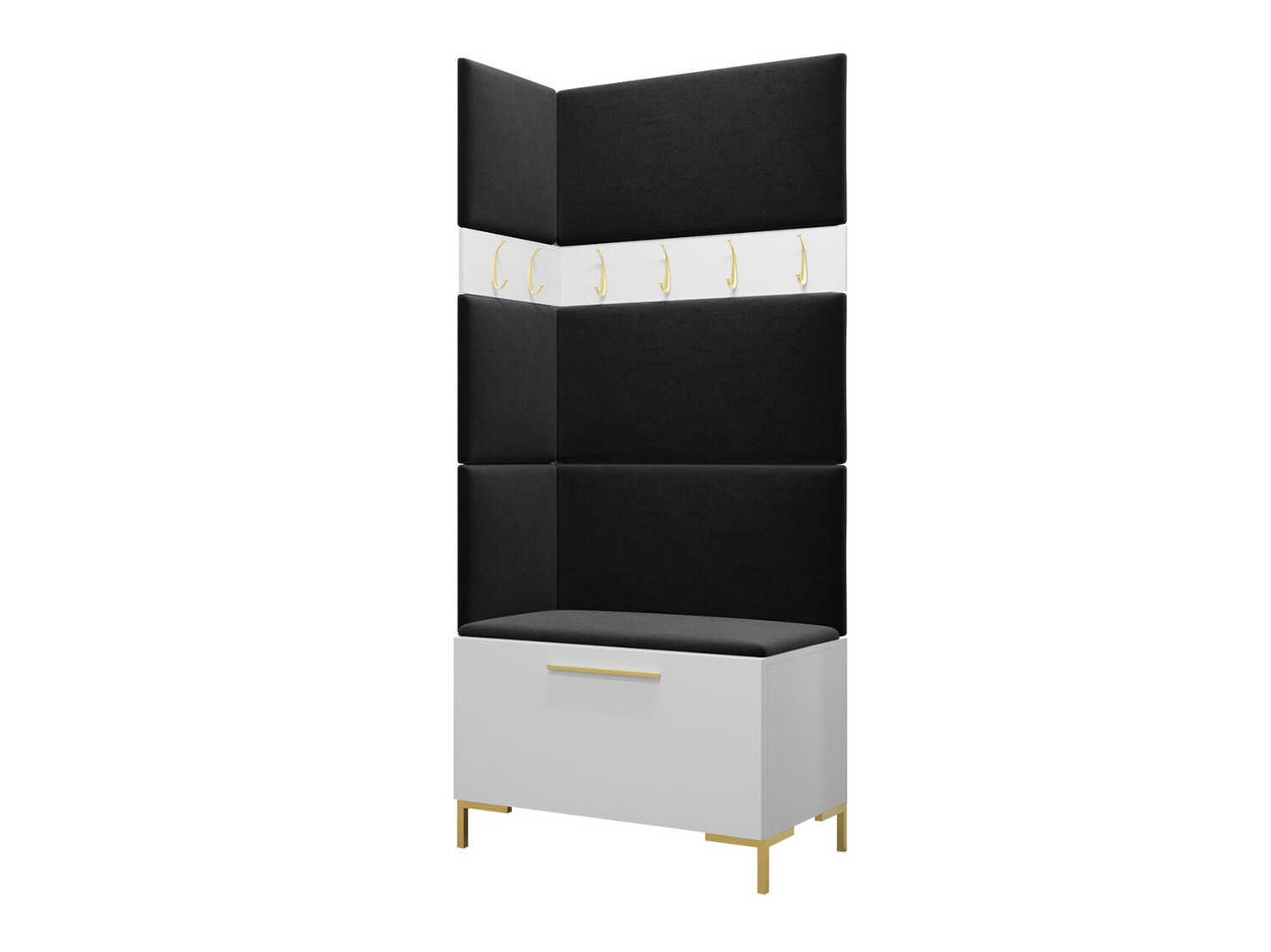 Komplet za predsobo Nomal IV (Bela)