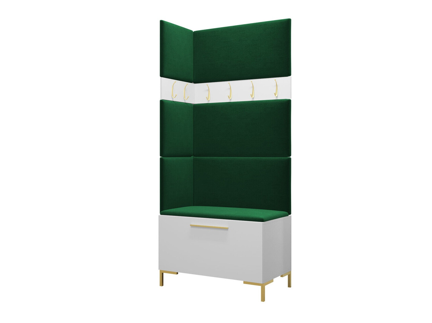 Komplet za predsobo Nomal IV (Bela)