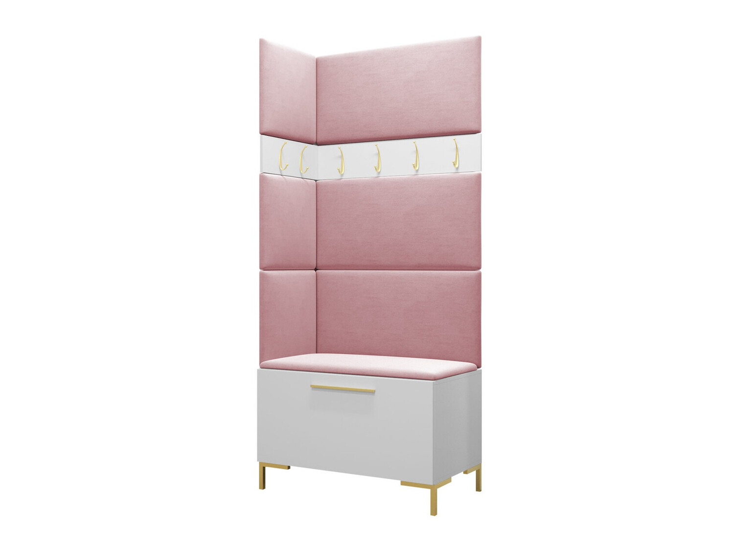 Komplet za predsobo Nomal IV (Bela)