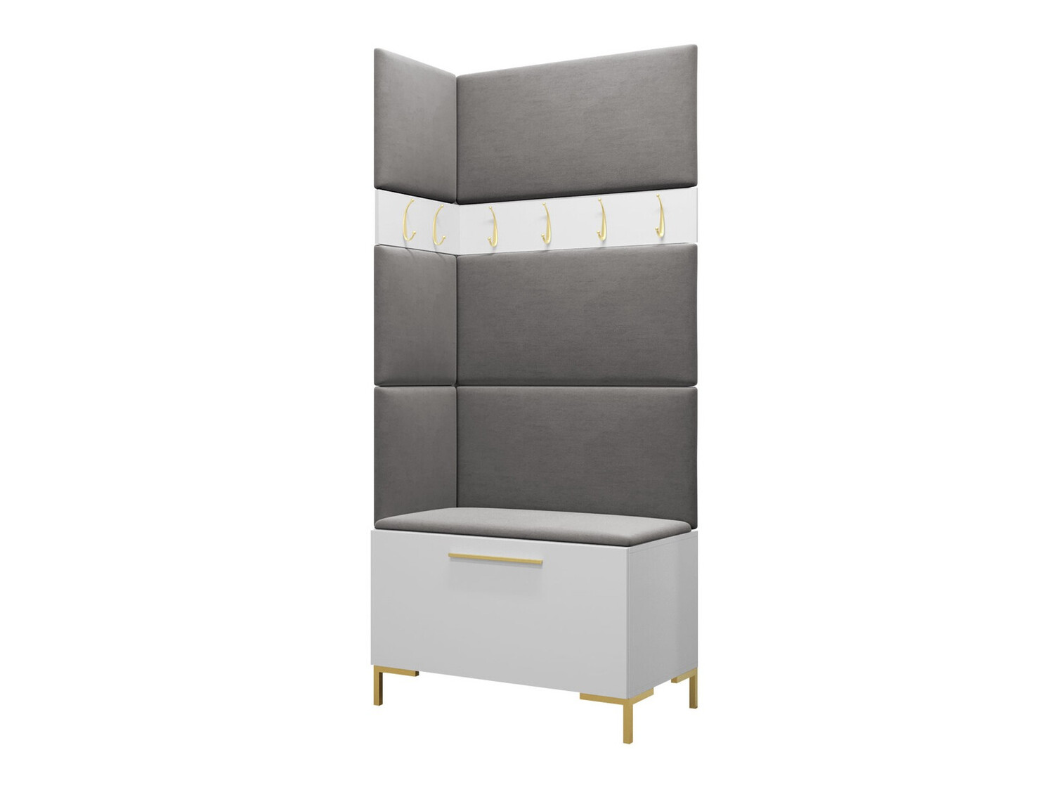 Komplet za predsobo Nomal IV (Bela)