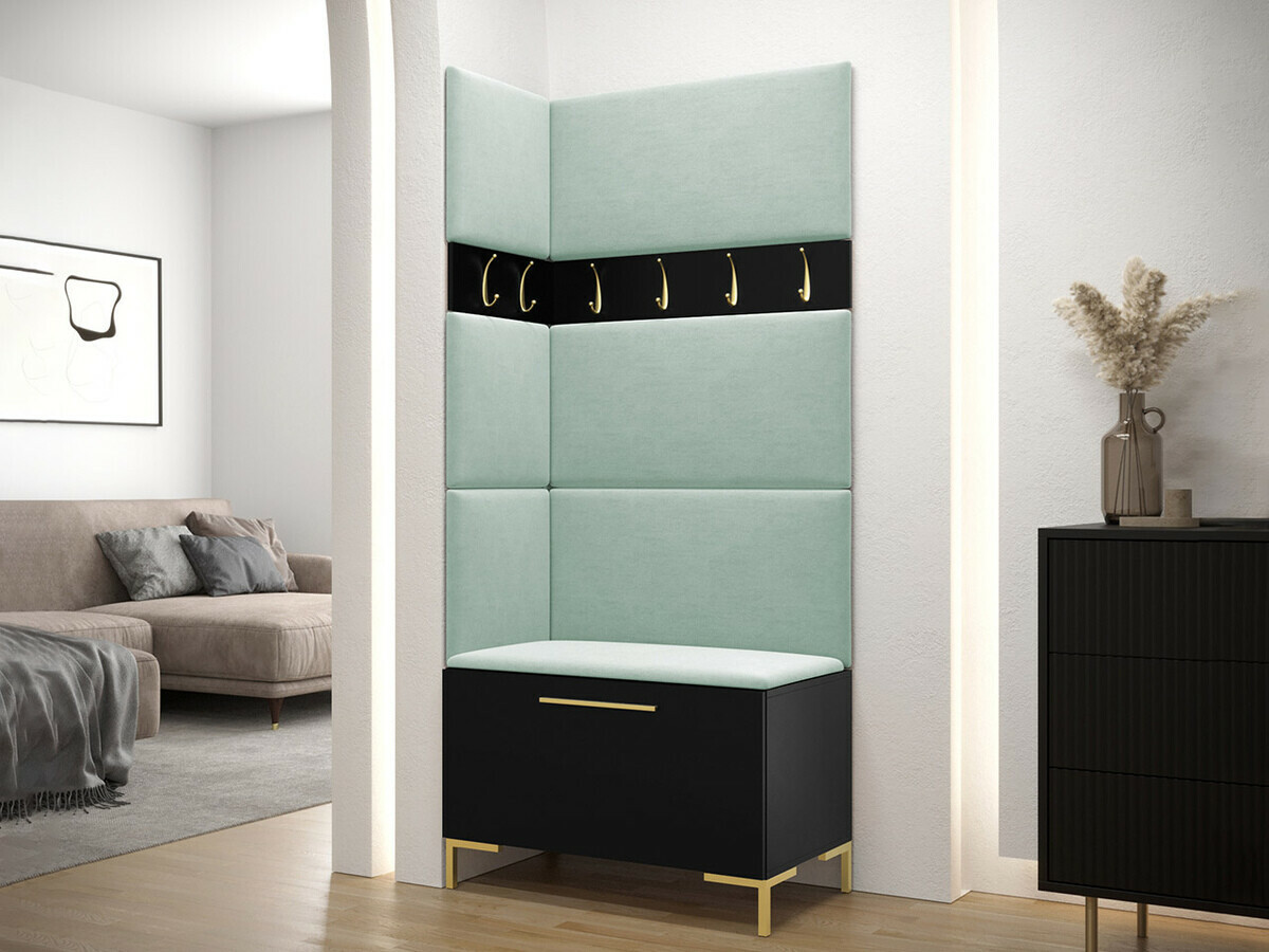 Komplet za predsobo Tivsoa 103 (Črna)